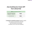Aloe Verás Nyugtató Fényvédő Krém SPF50+ PA+++ 50ml